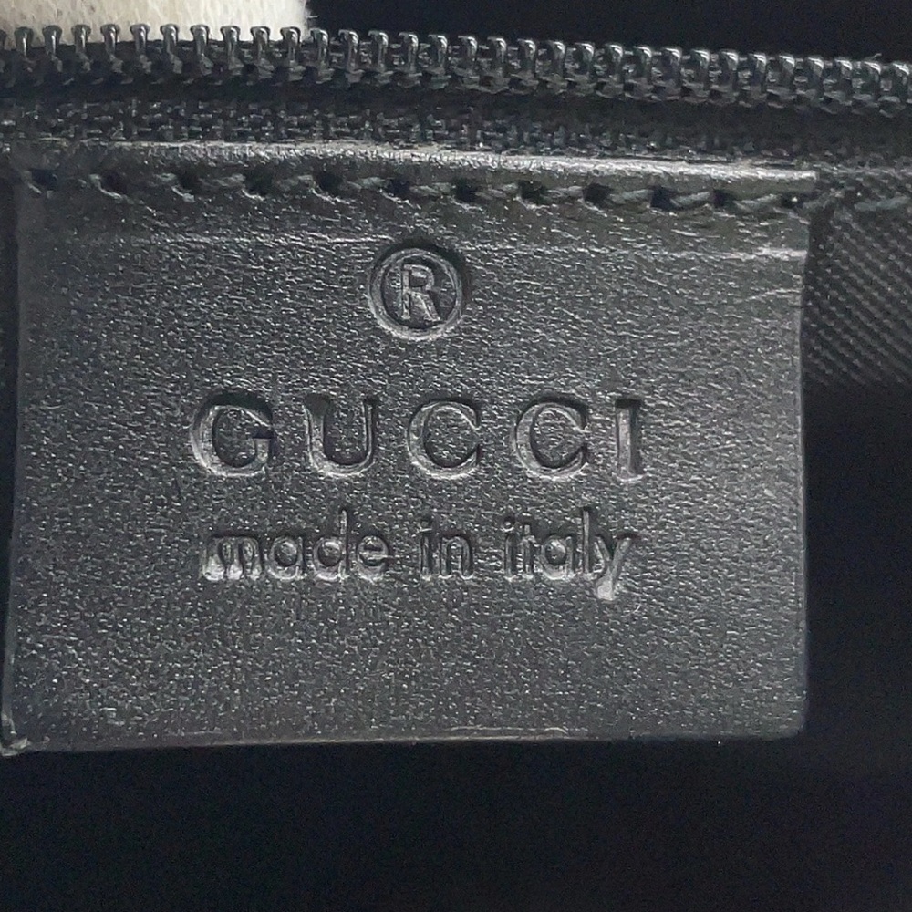 Gucci shoulder bag Tan and Black Monogram Tote - Picture 13 of 15